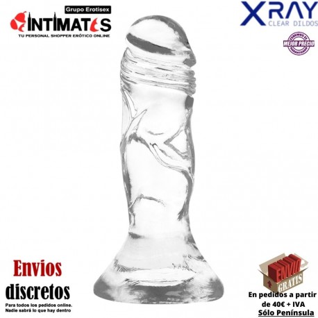 Consolador realista transparente 120mm · X Ray