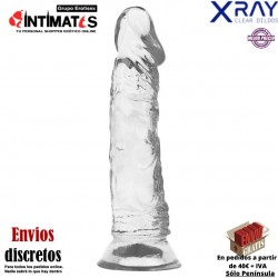 Consolador realista transparente 190mm · X Ray