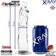 Consolador realista transparente 210mm · X Ray