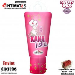 Xana Loka · Gel efecto calor frío y vibración · Diverty Sex