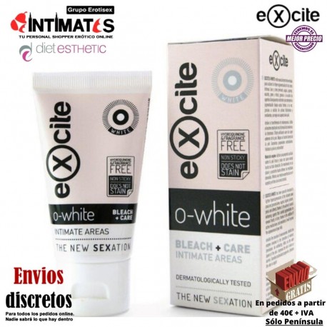 O-white · Blanqueador de zonas Íntimas 50 ml · Excite