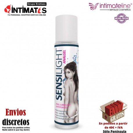 Sensilight Analgel · Lubricante anal con base de agua 60 ml · Intimateline