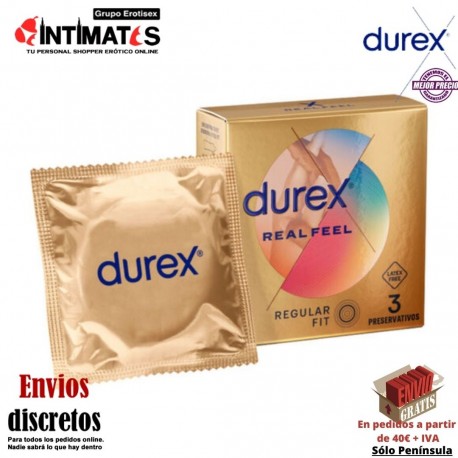 Real Feel · 3 Preserevativos · Durex