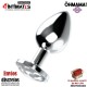 Plug anal de aluminio con cristal en la base · ÖhMama