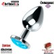 Plug anal de aluminio con cristal en la base · ÖhMama