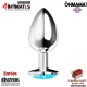 Plug anal de aluminio con cristal en la base · ÖhMama