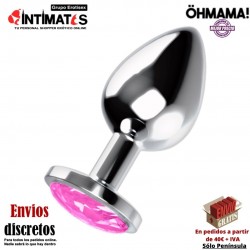 Plug anal de aluminio con cristal en la base - L · ÖhMama