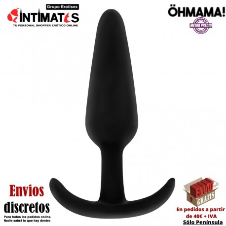 Plug anal de silicona con asa  - 98mm · Öhmama!