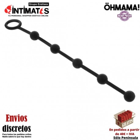 Cadena anal de silicona con 230mm · ÖhMama
