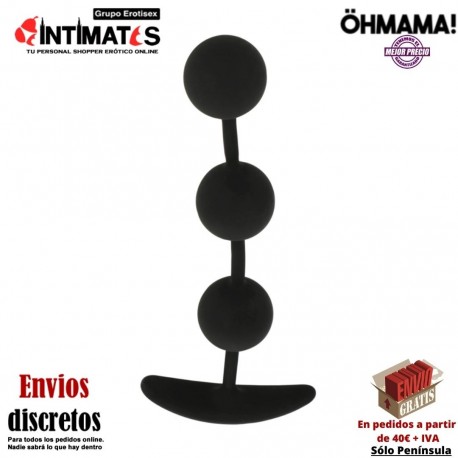 Cadena anal de silicona con 140mm · ÖhMama