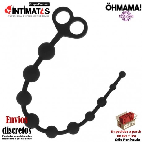 Cadena anal de silicona con 335mm · ÖhMama