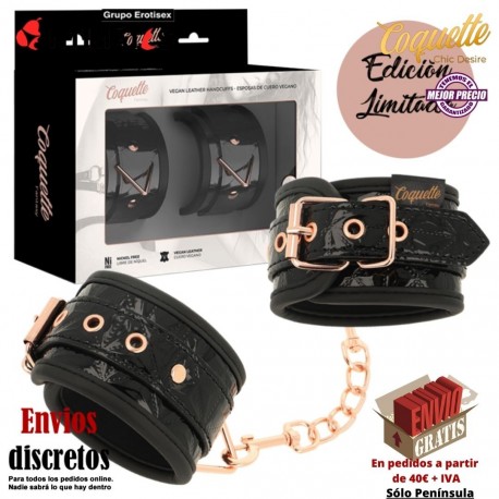 Esposas de cuero vegano · Coquette