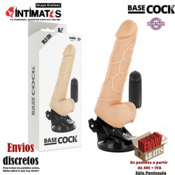 Vibrador realístico 2-1 de 185mm con mando · Basecock