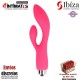 Vibrador con rabbit 125mm - Rosa · Ibiza