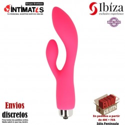 Vibrador con rabbit 125mm - Rosa · Ibiza
