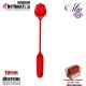 Viena Dooble Pleasure Licking · Vibrador en  forma de rosa con punta muy traviesa · Mia