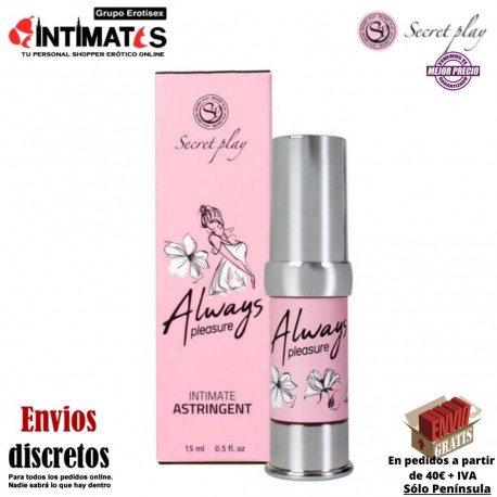 Always Pleasure 15 ml · Estrechamiento de los músculos vaginales · Secret Play