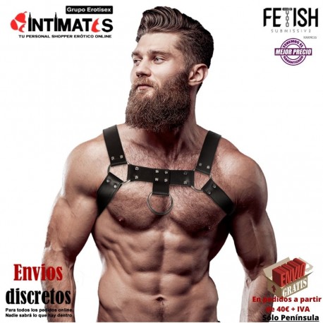 Attitude Pecho Harness · Arnés ecopiel hombre · Fetish Submissive