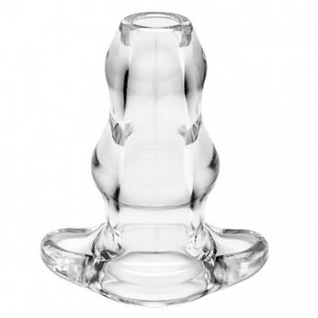 PERFECT FIT DOUBLE TUNNEL PLUG XL - TRANSPARENTE
