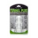 PERFECT FIT DOUBLE TUNNEL PLUG L - TRANSPARENTE