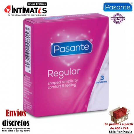 Regular · Preservativo natural clásico 3u · Pasante