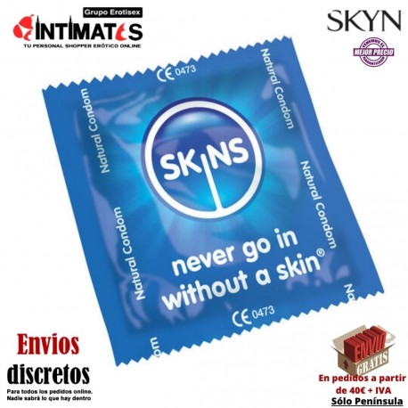 Natural · 500  preservativos · Skins
