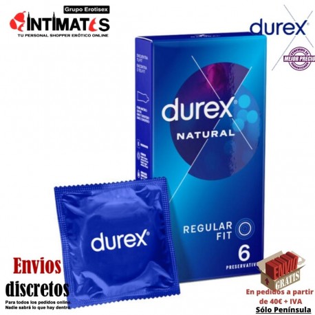 Natural Plus · 6 Preservativos  · Durex