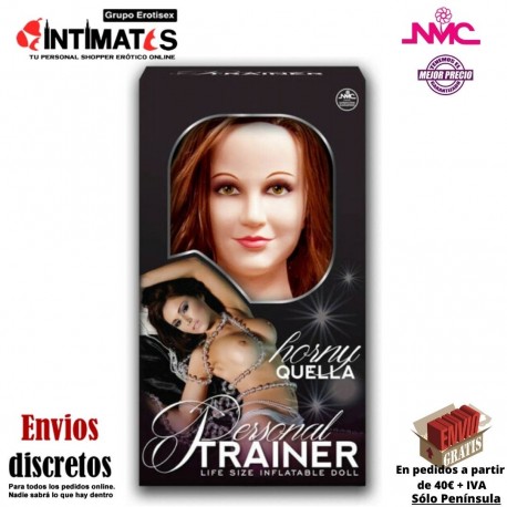 Horny Quella Personal Trainer  · Muñeca 3D hiperrealista con vibración · Nanma