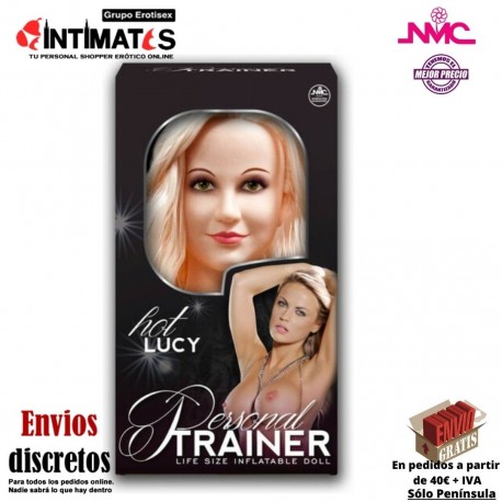 Hot Lucy Personal Trainer  · Muñeca 3D hiperrealista con vibración · Nanma