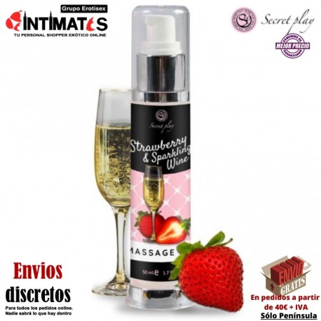 Fresa y Cava · Aceite de masaje · Secret Play