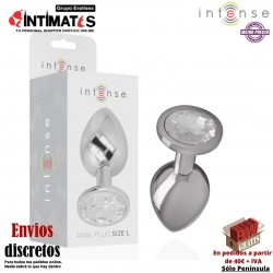 Plug anal decorado con joya de diamante - L · Intense™