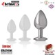 Plug anal decorado con joya de diamante - L · Intense™
