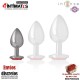 Plug anal decorado con joya de diamante - S · Intense™