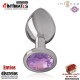 Plug anal decorado con joya de diamante - L · Intense™