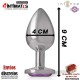 Plug anal decorado con joya de diamante - L · Intense™