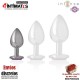 Plug anal decorado con joya de diamante - S · Intense™