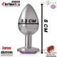 Plug anal decorado con joya de diamante - M · Intense™