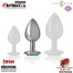 Plug anal decorado con joya de diamante - M · Intense™