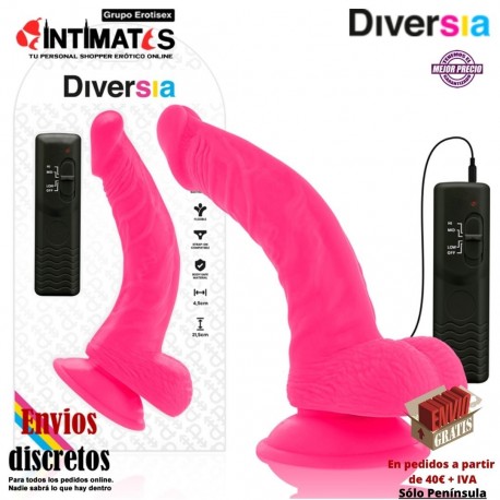 Vibrador flexible 215mm con control remoto · Diversia