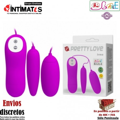 Irma · Huevo vibrador doble · Pretty Love
