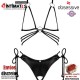 Cordellis · Conjunto con sujetador sin copas y tanga · Obsessive