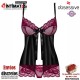 842-BAB-1 · Babydoll abierto y tanga · Obsessive