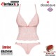 Delicanta · Conjunto sexy de top y braguitas · Obsessive