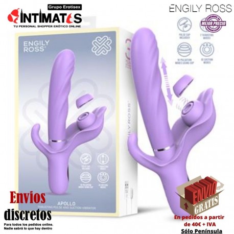 Apollo · Vibrador con función thrusting, pulsación y succión · Engily Ross