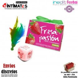 Caja Fresa Pasión · Dado, Condón y Pluma · Inedit