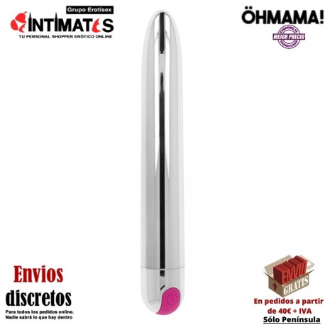 Vibrador plateado recargable · ÖhMama