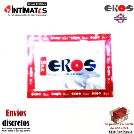 Silk · Lubricante silicona 2ml · Eros