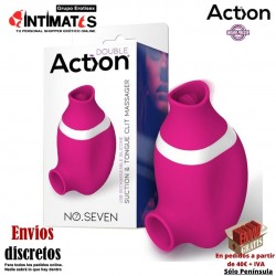 No. Seven · Succionador de clítoris y lengua estimuladora · Action