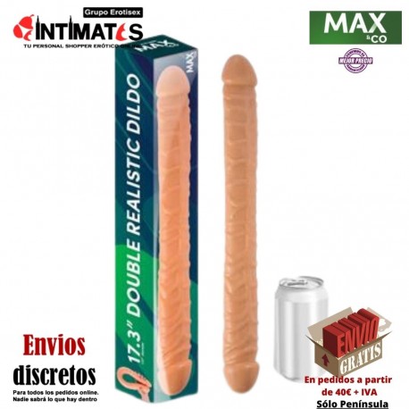 Trent · Consolador con dos puntas -  ←440mm→ x ø 40 mm · Max & Co