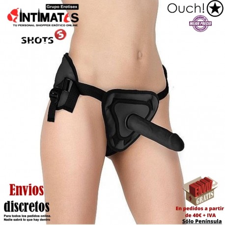 Deluxe Silicone Strap On - 205 mm · Arnés con consolador · Ouch!